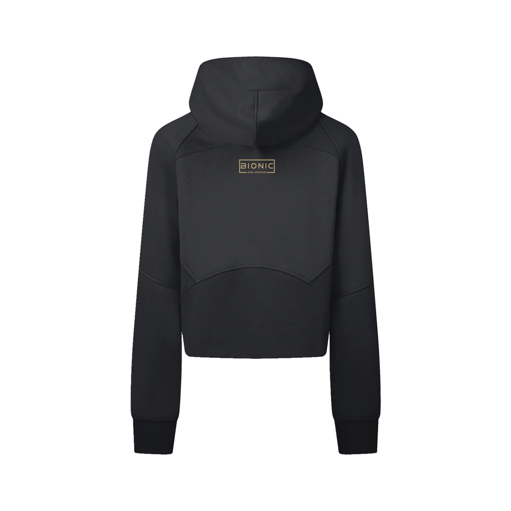 Team Bionic Cult Cropped Zip Hoodie