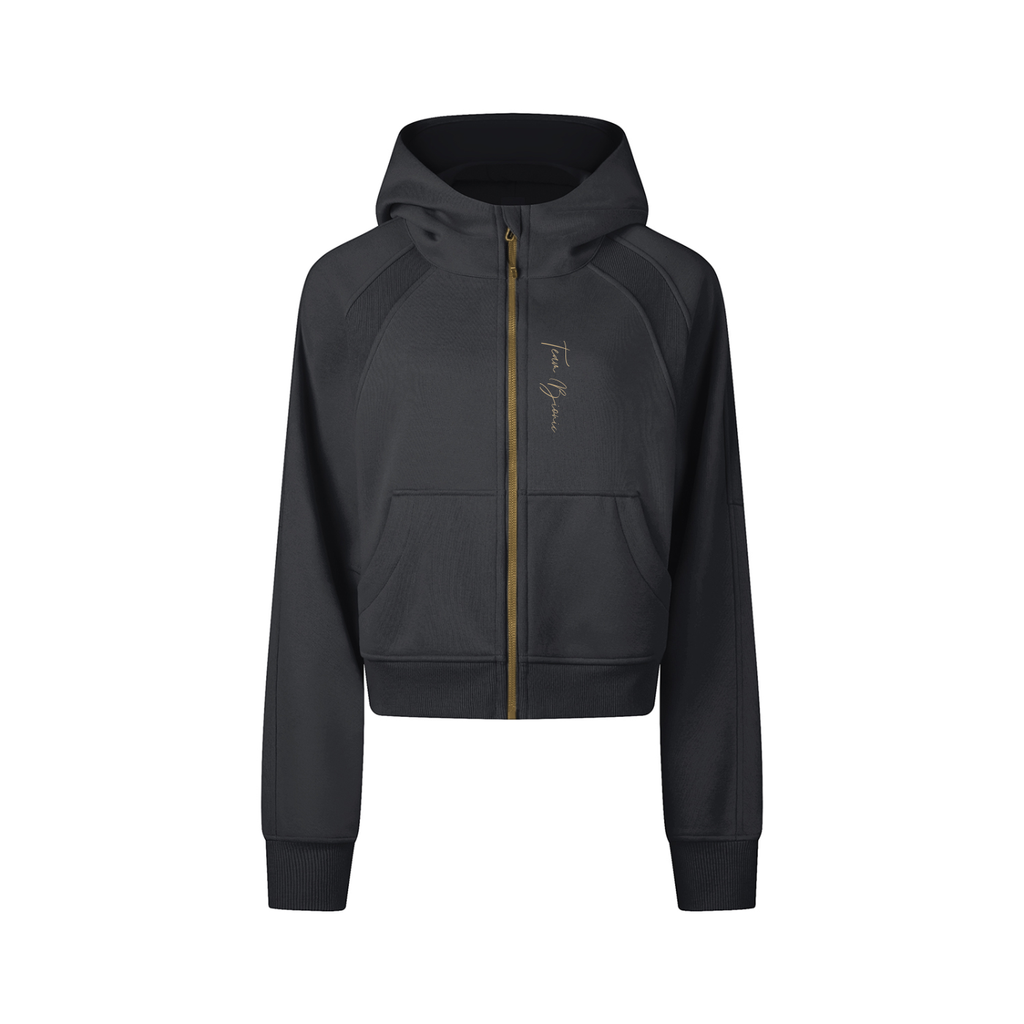 Team Bionic Cult Cropped Zip Hoodie