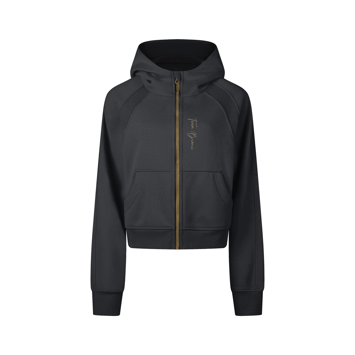 Team Bionic Cult Cropped Zip Hoodie