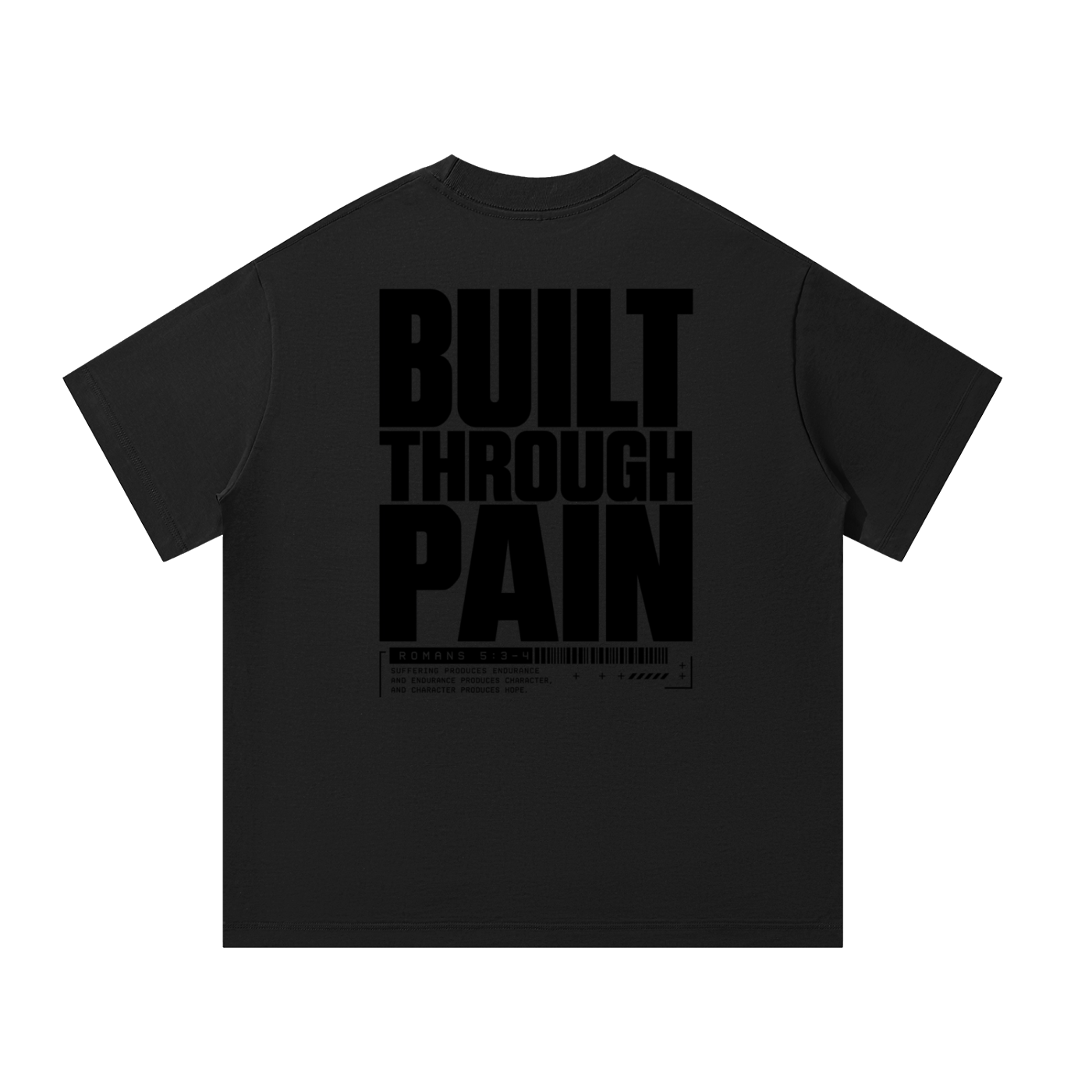 Built Through Pain- Oversized Tee