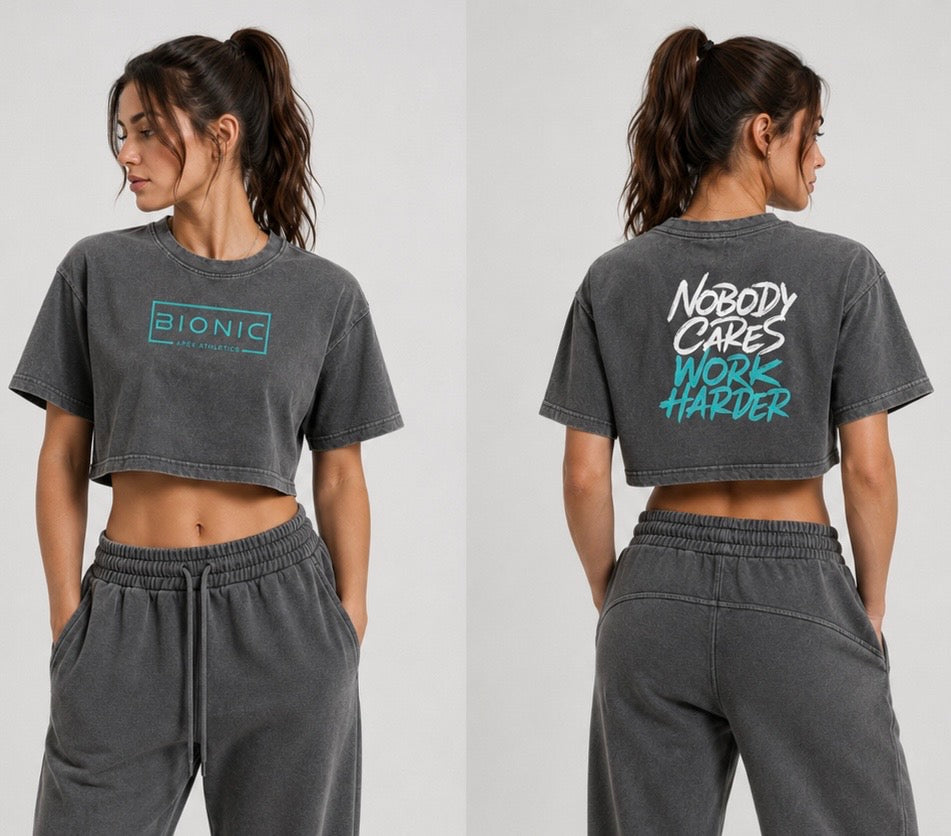 Snow Washed Crop Top