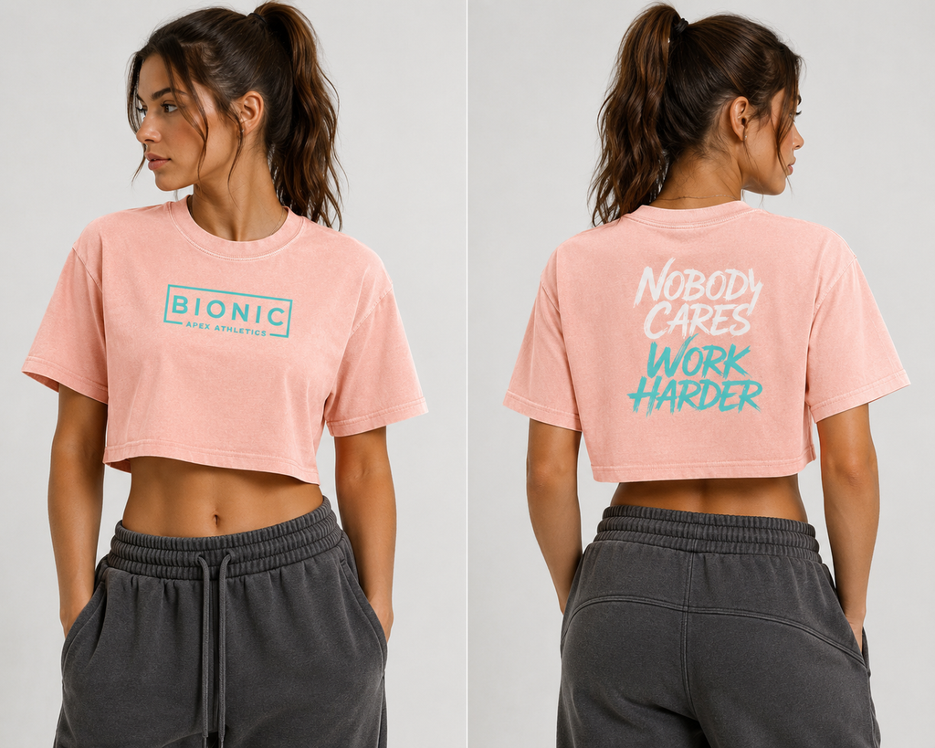 Snow Washed Crop Top