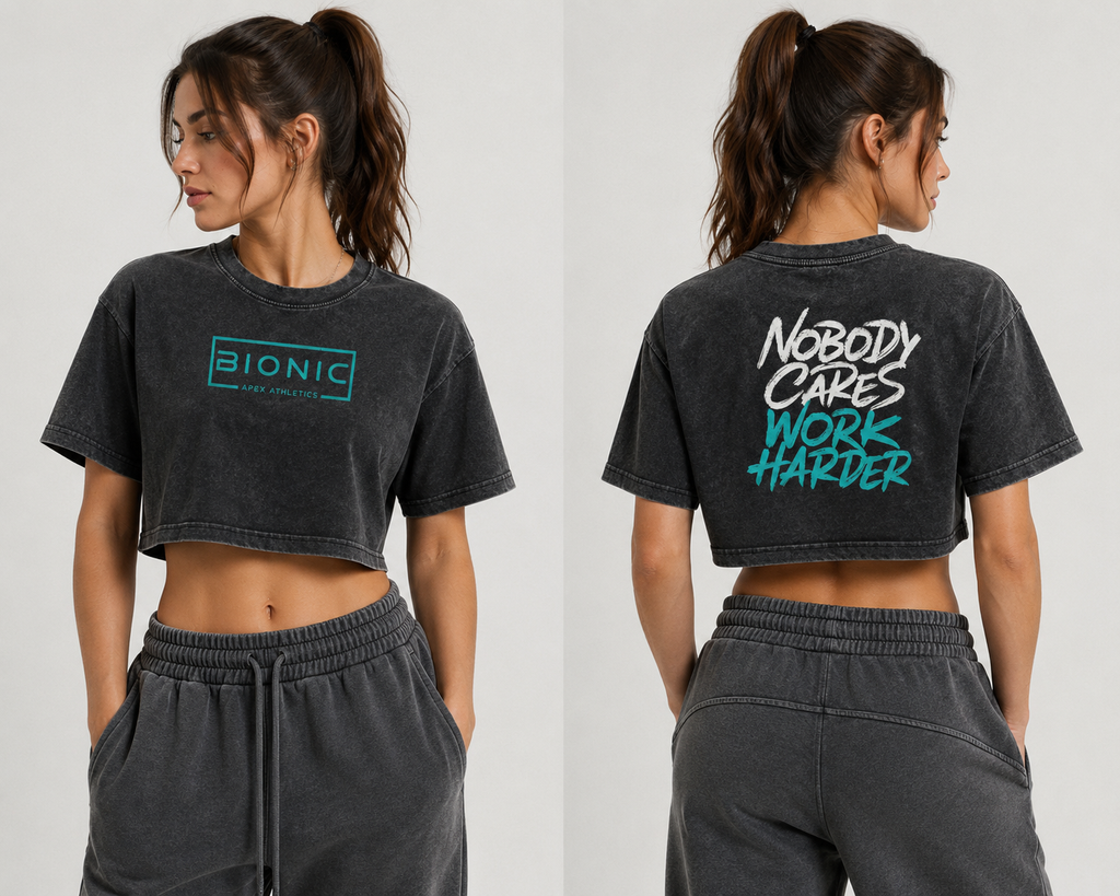 Snow Washed Crop Top
